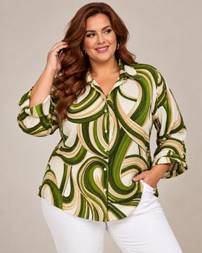 Immagine di QUALITY COTTON BLOUSE WITH DESIGN